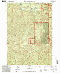Download a high-resolution, GPS-compatible USGS topo map for Nimrod, OR (2001 edition)