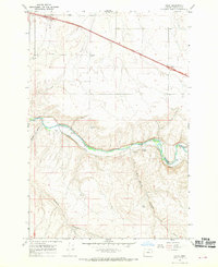 Download a high-resolution, GPS-compatible USGS topo map for Nolin, OR (1970 edition)