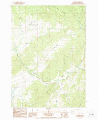 Download a high-resolution, GPS-compatible USGS topo map for Nonpareil, OR (1987 edition)