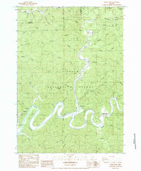 Download a high-resolution, GPS-compatible USGS topo map for North Fork, OR (1984 edition)