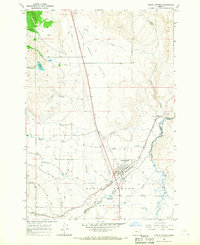 Download a high-resolution, GPS-compatible USGS topo map for North Powder, OR (1967 edition)