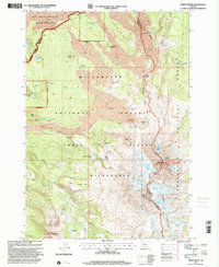 Download a high-resolution, GPS-compatible USGS topo map for North Sister, OR (2001 edition)