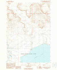 Download a high-resolution, GPS-compatible USGS topo map for Northwest Harney Lake, OR (1990 edition)