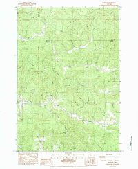 Download a high-resolution, GPS-compatible USGS topo map for Nortons, OR (1984 edition)