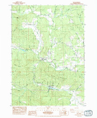 Download a high-resolution, GPS-compatible USGS topo map for Noti, OR (1984 edition)