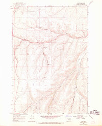 Download a high-resolution, GPS-compatible USGS topo map for Nye, OR (1969 edition)