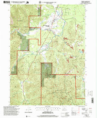 Download a high-resolution, GPS-compatible USGS topo map for OBrien, OR (1999 edition)