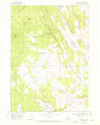 Download a high-resolution, GPS-compatible USGS topo map for Oatman Flat, OR (1971 edition)