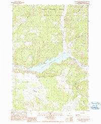 Download a high-resolution, GPS-compatible USGS topo map for Ochoco Reservoir, OR (1990 edition)