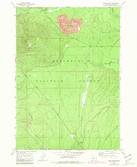 Download a high-resolution, GPS-compatible USGS topo map for Odell Butte, OR (1981 edition)