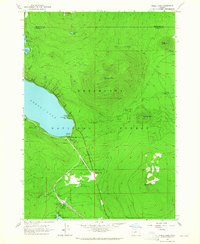 preview thumbnail of historical topo map of Klamath County, OR in 1963