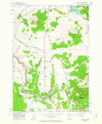 Download a high-resolution, GPS-compatible USGS topo map for Opal City, OR (1963 edition)