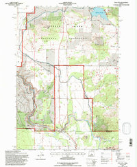 Download a high-resolution, GPS-compatible USGS topo map for Opal City, OR (1997 edition)