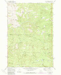 Download a high-resolution, GPS-compatible USGS topo map for Opal Mountain, OR (1985 edition)