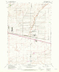 Download a high-resolution, GPS-compatible USGS topo map for Ordnance, OR (1972 edition)