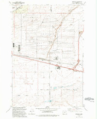 Download a high-resolution, GPS-compatible USGS topo map for Ordnance, OR (1993 edition)