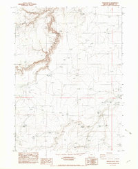 Download a high-resolution, GPS-compatible USGS topo map for Oregon Butte, OR (1983 edition)
