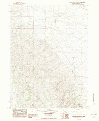 Download a high-resolution, GPS-compatible USGS topo map for Oregon Canyon Ranch, OR (1983 edition)