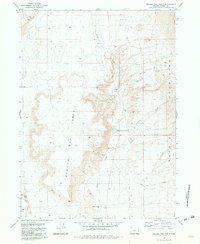 Download a high-resolution, GPS-compatible USGS topo map for Oregon End Table, OR (1982 edition)