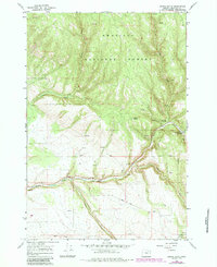 Download a high-resolution, GPS-compatible USGS topo map for Owens Butte, OR (1984 edition)