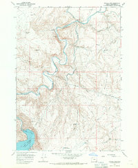 Download a high-resolution, GPS-compatible USGS topo map for Owyhee Dam, OR (1971 edition)