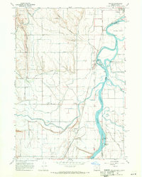 Download a high-resolution, GPS-compatible USGS topo map for Owyhee, OR (1971 edition)