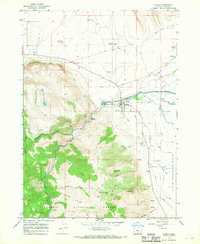 Download a high-resolution, GPS-compatible USGS topo map for Paisley, OR (1968 edition)