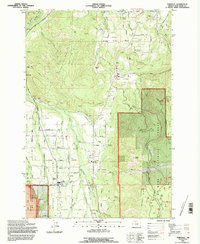 Download a high-resolution, GPS-compatible USGS topo map for Parkdale, OR (1996 edition)