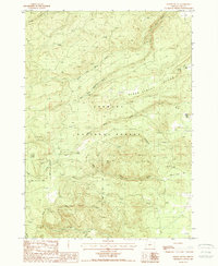 Download a high-resolution, GPS-compatible USGS topo map for Partin Butte, OR (1988 edition)