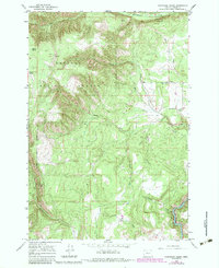 Download a high-resolution, GPS-compatible USGS topo map for Partridge Creek, OR (1984 edition)