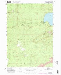 Download a high-resolution, GPS-compatible USGS topo map for Paulina Peak, OR (1981 edition)