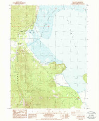 Download a high-resolution, GPS-compatible USGS topo map for Pelican Bay, OR (1985 edition)