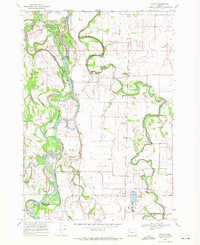 Download a high-resolution, GPS-compatible USGS topo map for Peoria, OR (1971 edition)