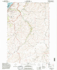 Download a high-resolution, GPS-compatible USGS topo map for Petersburg, OR (1995 edition)
