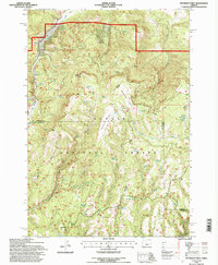 Download a high-resolution, GPS-compatible USGS topo map for Peterson Point, OR (1997 edition)