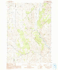 Download a high-resolution, GPS-compatible USGS topo map for Petes Mountain, OR (1991 edition)
