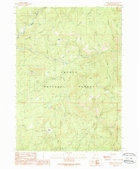 Download a high-resolution, GPS-compatible USGS topo map for Pickett Butte, OR (1990 edition)