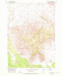 Download a high-resolution, GPS-compatible USGS topo map for Pine Mountain, OR (1969 edition)