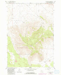 Download a high-resolution, GPS-compatible USGS topo map for Pine Mountain, OR (1992 edition)