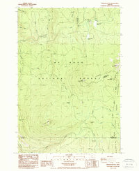 Download a high-resolution, GPS-compatible USGS topo map for Pinhead Buttes, OR (1988 edition)
