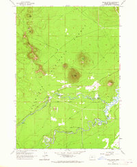 Download a high-resolution, GPS-compatible USGS topo map for Pistol Butte, OR (1965 edition)