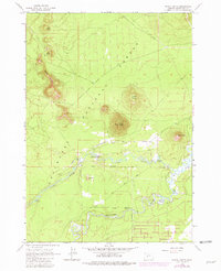 Download a high-resolution, GPS-compatible USGS topo map for Pistol Butte, OR (1981 edition)