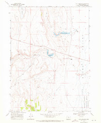 Download a high-resolution, GPS-compatible USGS topo map for Piute Reservoir, OR (1971 edition)