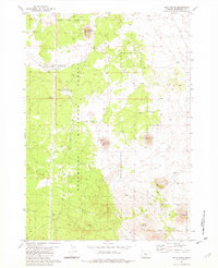 Download a high-resolution, GPS-compatible USGS topo map for Plot Butte, OR (1982 edition)