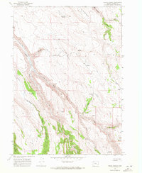 Download a high-resolution, GPS-compatible USGS topo map for Poison Springs, OR (1971 edition)