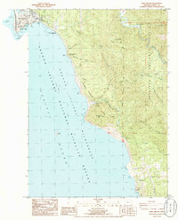 preview thumbnail of historical topo map of Port Orford, OR in 1986