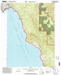 Download a high-resolution, GPS-compatible USGS topo map for Port Orford, OR (1999 edition)