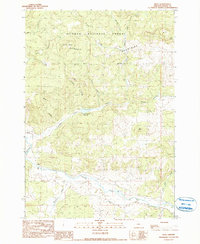 Download a high-resolution, GPS-compatible USGS topo map for Post, OR (1990 edition)