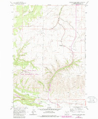 Download a high-resolution, GPS-compatible USGS topo map for Postage Stamp Butte, OR (1987 edition)
