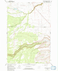 Download a high-resolution, GPS-compatible USGS topo map for Potters Ponds, OR (1992 edition)